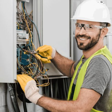 working with electricity