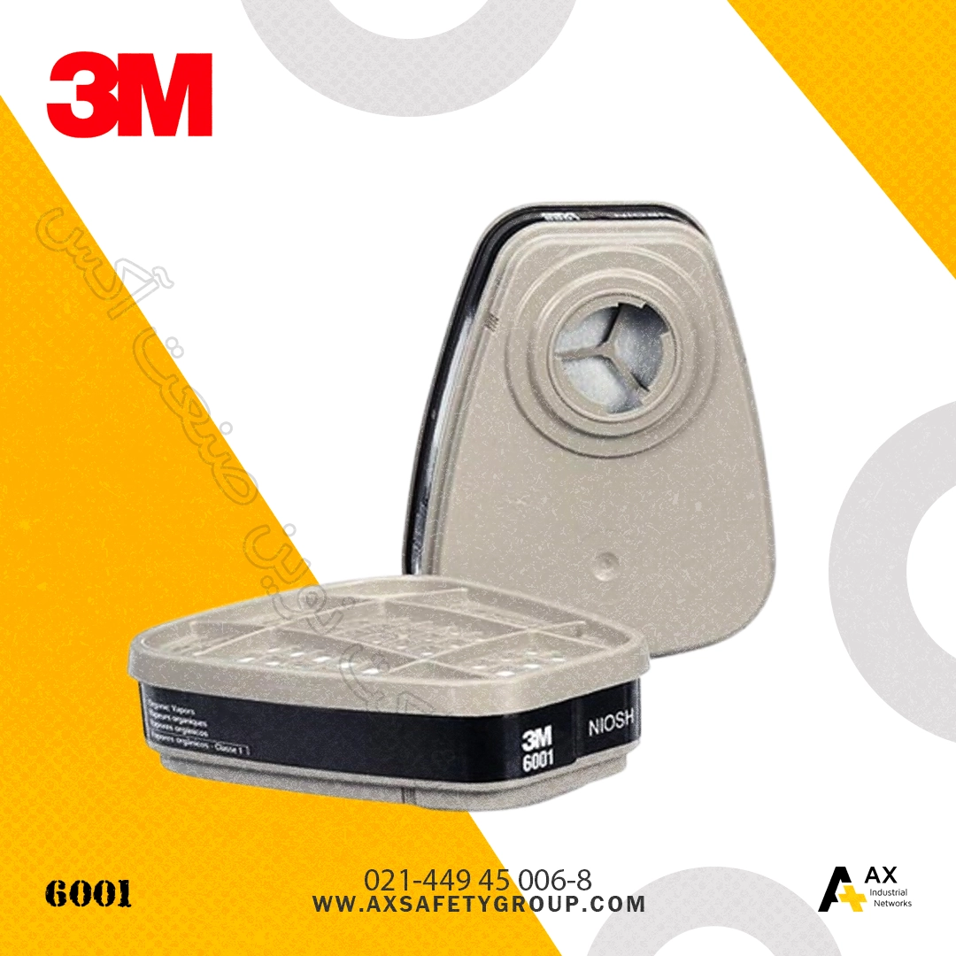 فیلتر ماسک تنفسی شیمیایی 3M 6001 فیلتر ماسک تنفسی شیمیایی 3M 6001
