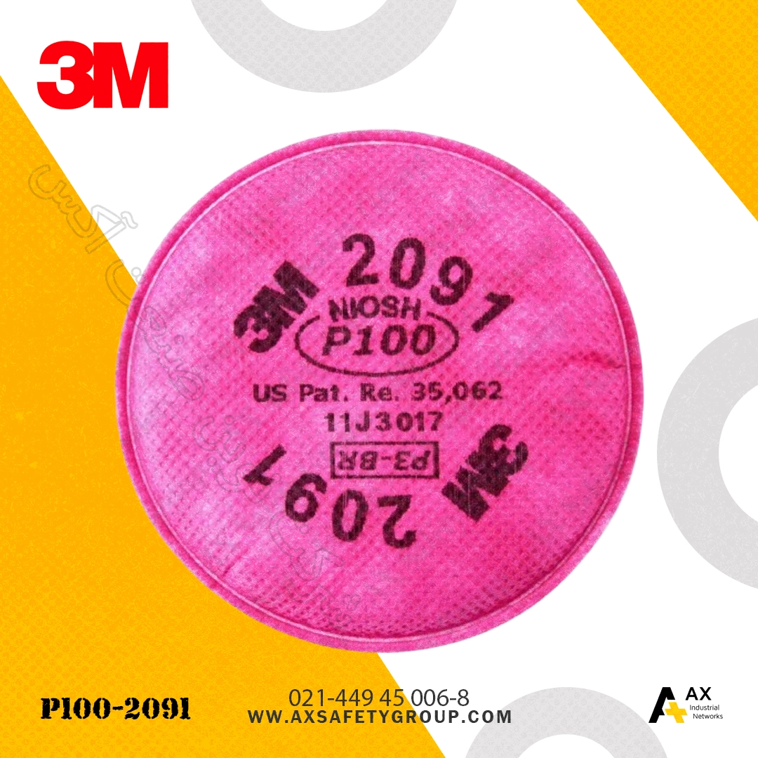 فیلتر ماسک 3m مدل p100-2091 فیلتر ماسک 3m مدل p100-2091