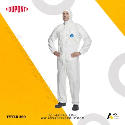 لباس شیمیایی یکبار مصرف Tyvek 200